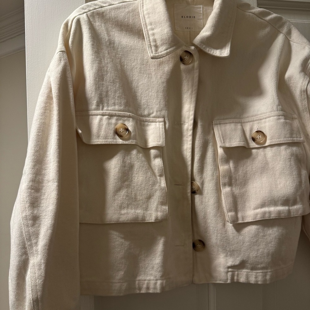 Elodie Cream Utility Jacket